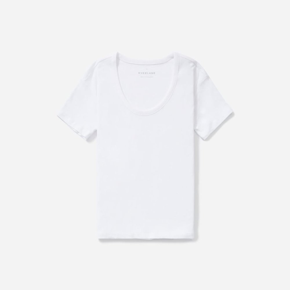 NWT Everlane Air Scoop-Neck Tee Size XS